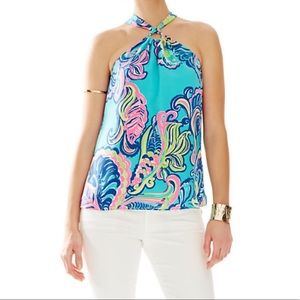 Lilly Pulitzer Cassandra High Neck Top